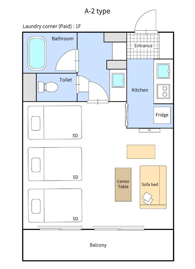 Rela Higashimatsudo Aparthotel Buitenkant foto