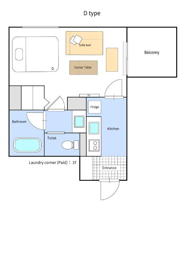 Rela Higashimatsudo Aparthotel Buitenkant foto