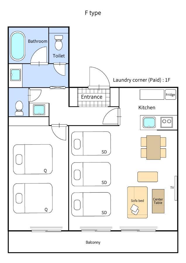 Rela Higashimatsudo Aparthotel Buitenkant foto