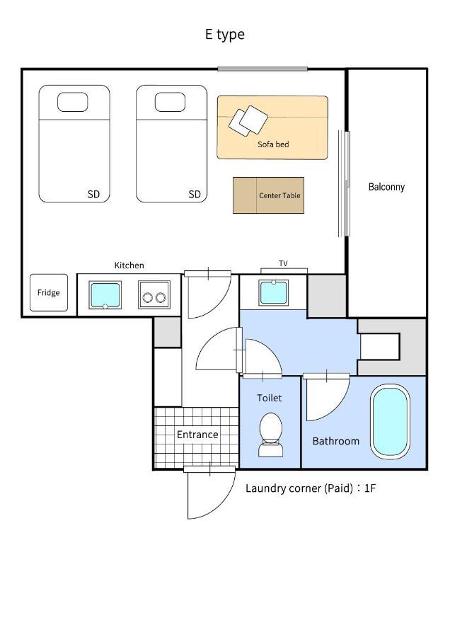 Rela Higashimatsudo Aparthotel Buitenkant foto